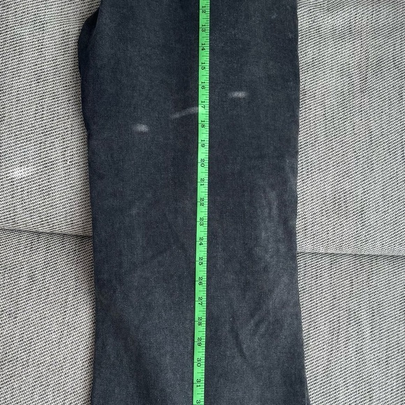 Distressed Black Denim Painters Jeans - Picture 13 of 14